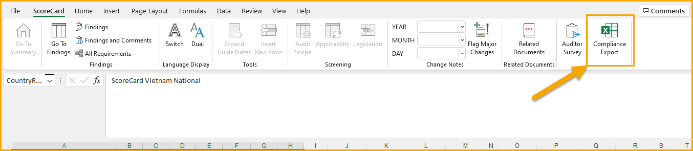 Uploading a Scorecard into the Corporate Dashboard – Enhesa